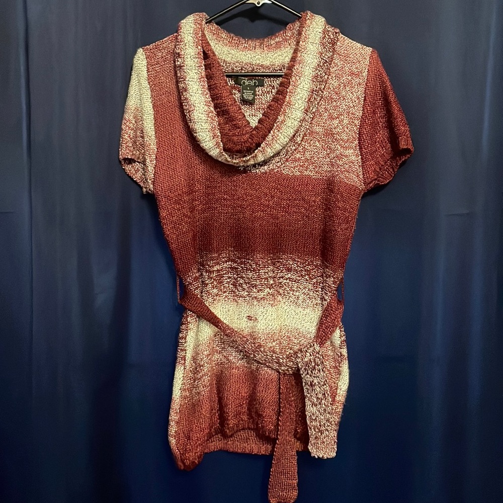 Short Sleeve Sweater Dress